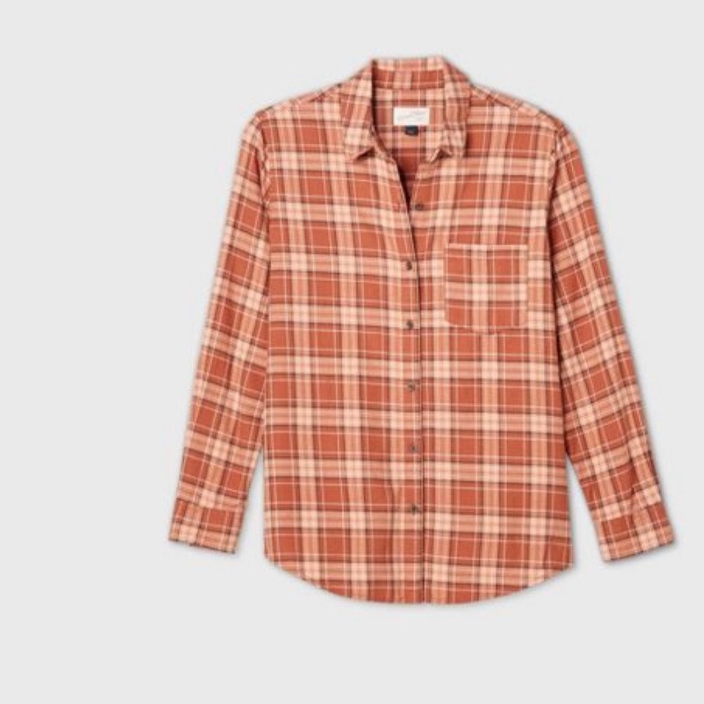 Plaid button down
